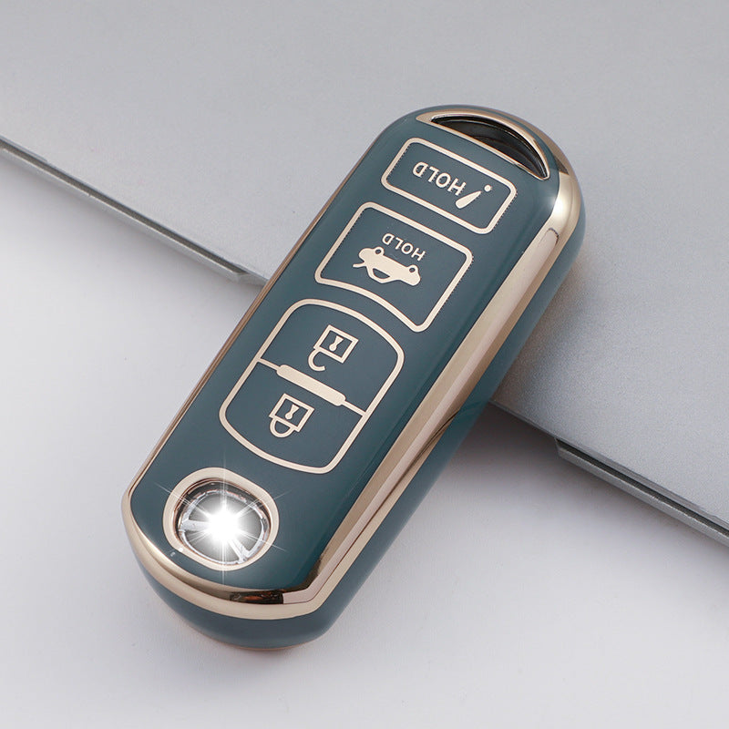 Soft TPU Key Case Cover For Mazda(Key No.A1)