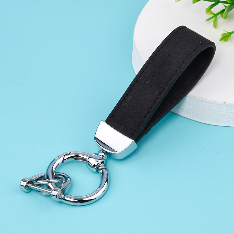 Leather Strap Metal Keychains for Car Key(Item No.: LK005)