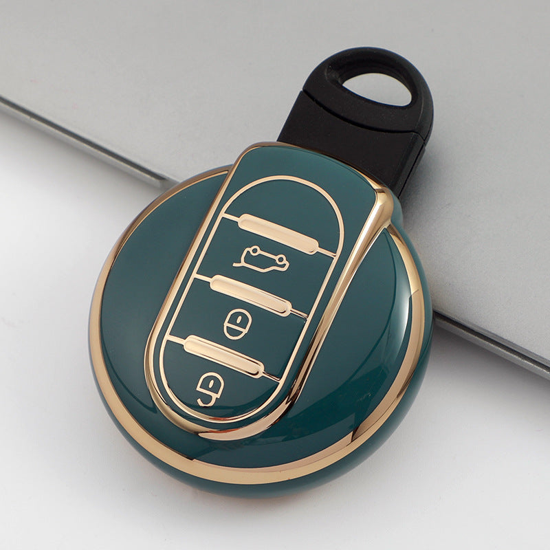 Soft TPU Key Case Cover For BMW Mini Copper(Key No.C)