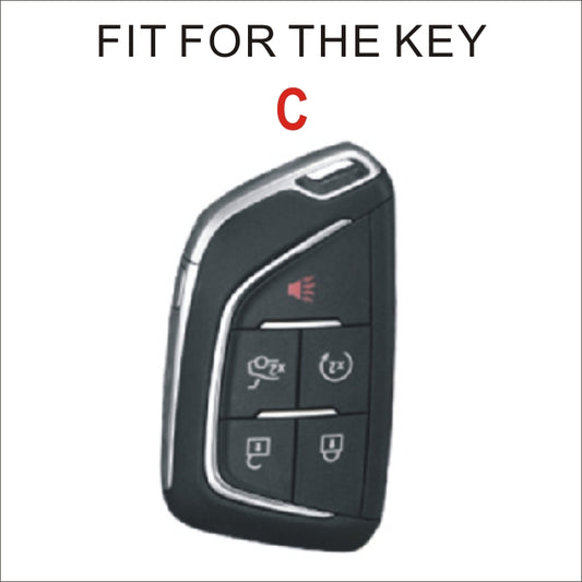 Soft TPU Key Case Cover For Cadillac(Key No.C)