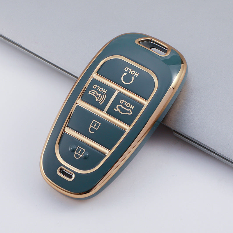 Soft TPU Key Case Cover For Hyundai(Key No.M)