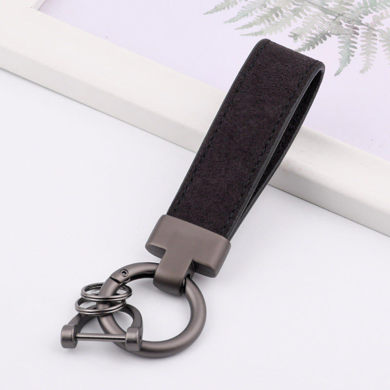 Leather Strap Metal Keychains(Item No.:LK008)