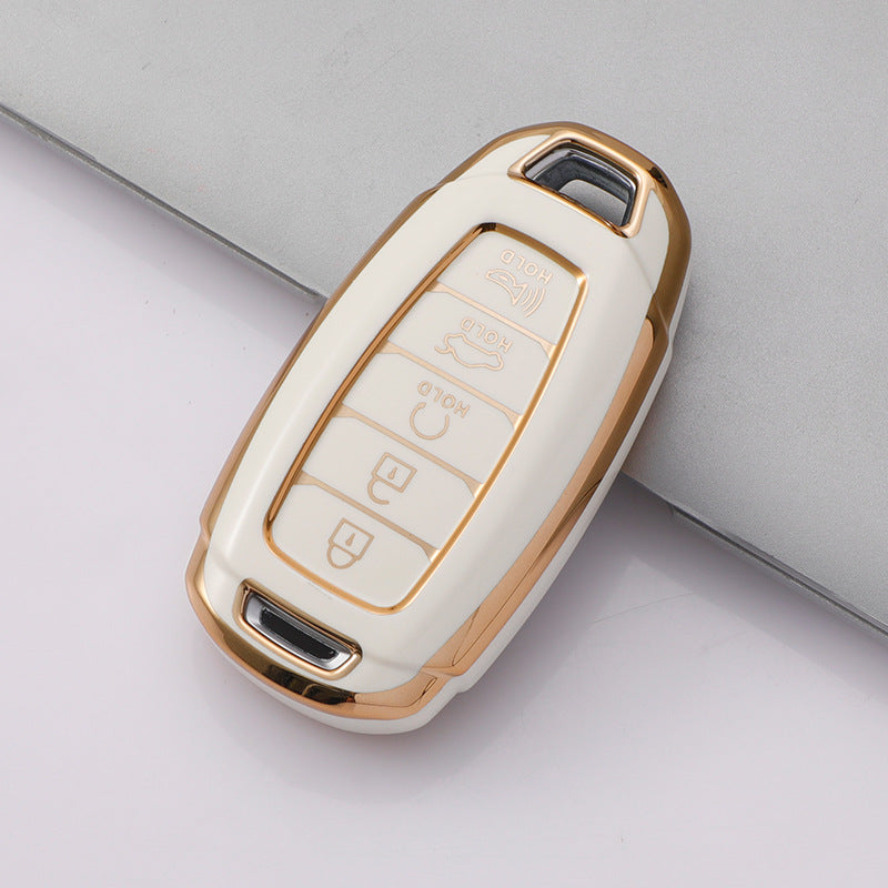 Soft TPU Key Case Cover For Hyundai(Key No.N)