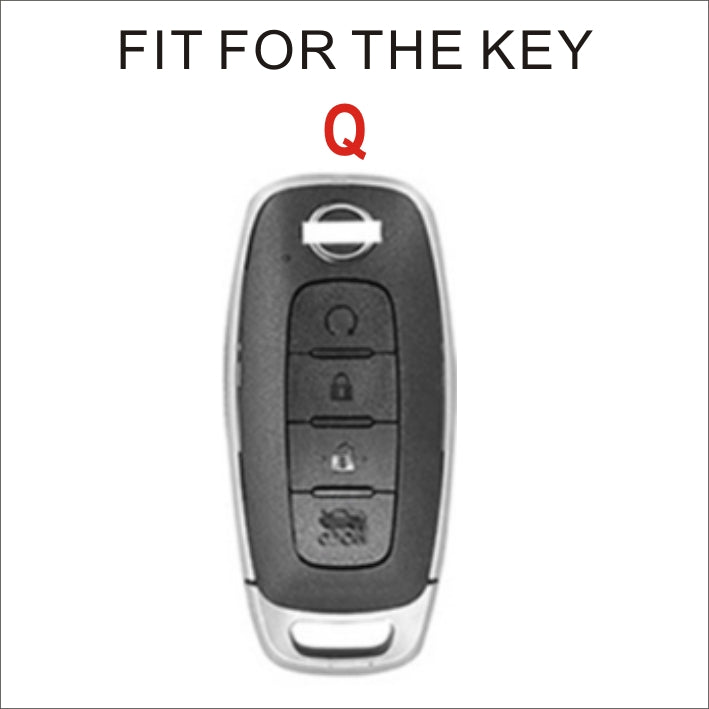 Soft TPU Key Case Cover For Nissan(Key No.Q)