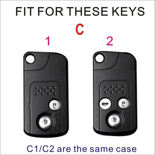 Soft TPU Key Case Cover For Honda(Key No.C)