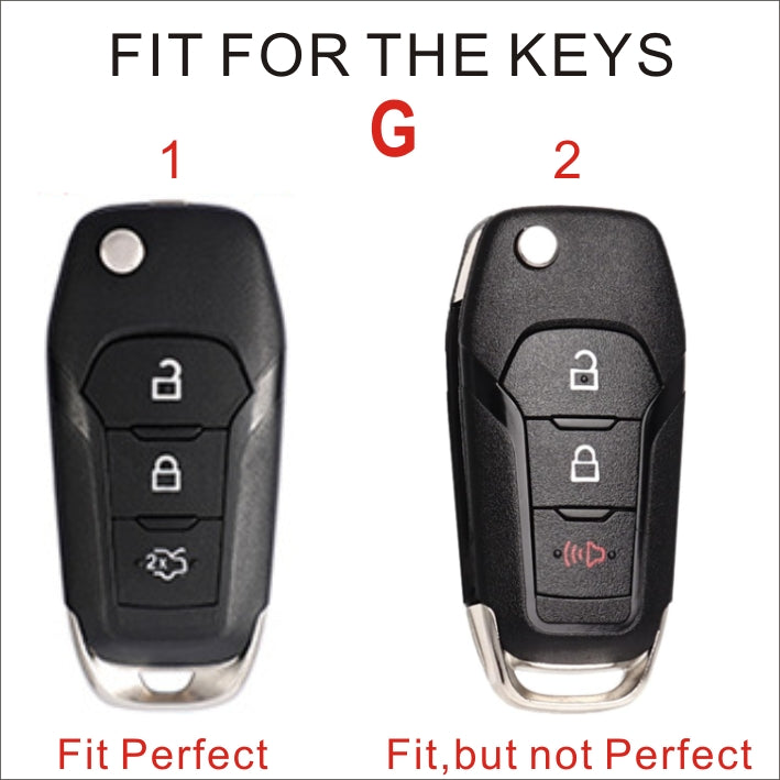 Soft TPU Key Case Cover For Ford(Key No.G)